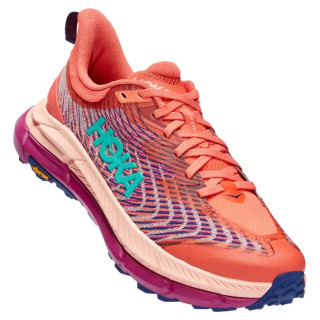 Chaussures de running femme Hoka Mafate Speed 4 rose clair Camellia / Peach Parfait