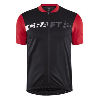 Maillot vélo homme Craft CORE Endur Logo noir / rouge Black