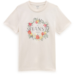 T-shirt femme Vans Wreath Of Flowers BFF Tee-B blanc antique white