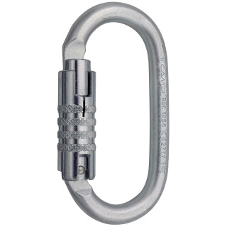 Mousqueton Camp Oval Pro 3Lock argenté