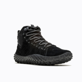 Chaussures femme Merrell Wrapt Mid Wp vert black/black