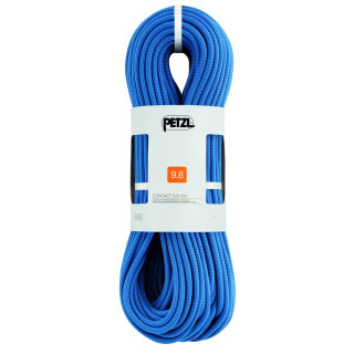 Corde d'escalade Petzl Contact 9,8 mm (60 m) bleue Blue