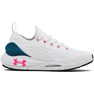 Chaussures de running femme Under Armour W HOVR Phantom 2 INKNT blanc White / Deep Sea / Electro Pink