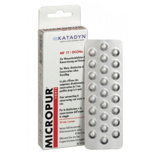 Pastilles désinfectantes Katadyn Micropur Forte MF 1T