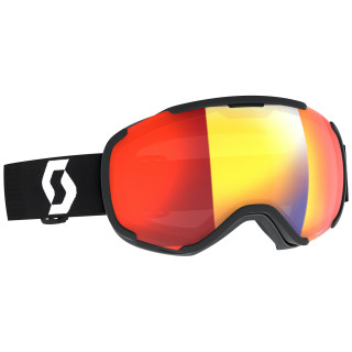 Masques ski Scott Faze II LS noir / blanc mineral black/white/light sensitive red chrom