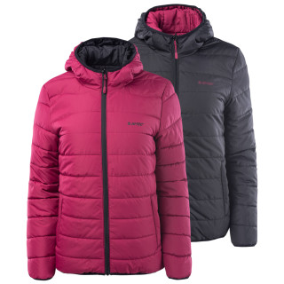 Veste d'hiver femme Hi-Tec Lady Haimo rose / noir Beet Red/Black