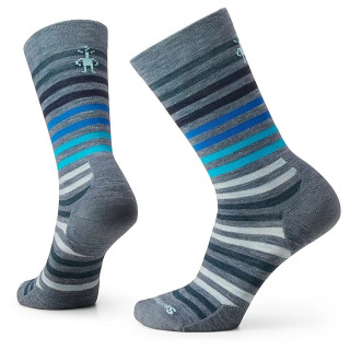 Chaussettes Smartwool Everyday Spruce Street Crew bleu / gris Pewter Blue