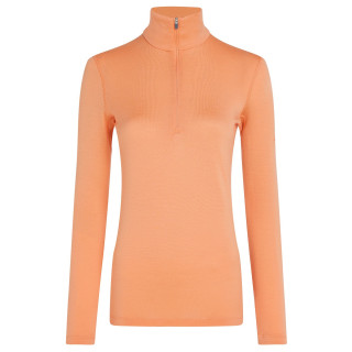 Veste polaire fonctionnelle femme Icebreaker W 260 Tech LS Half Zip orange Feldspar