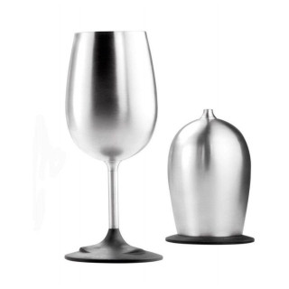 Verre GSI Outdoors Glacier Stainless Nesting Wine argenté