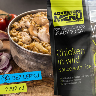 Repas prêt à manger Adventure Menu Poulet au genièvre & riz 400 g