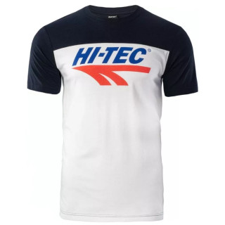 T-shirt homme Hi-Tec Retro blanc / bleu White/Sky Captain