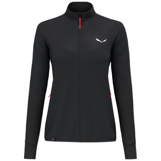 Veste femme Salewa Puez Waffle Hyb Pl Jacket W vert black out