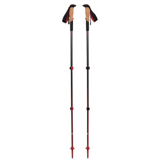 Bâtons randonnée Black Diamond Pursuit Shock Trekking Poles gris / rouge Steel Grey-Octane