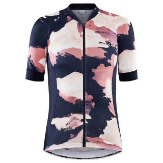 Maillot vélo femme Craft Adv Endur Graphic bleu / rose Blaze/Coral