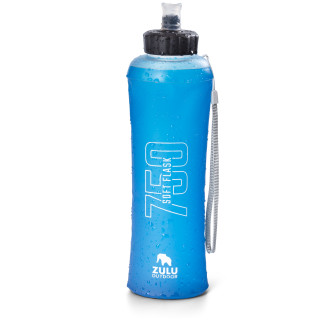 Gourde pliable Zulu Soft Flask 750 bleue blue