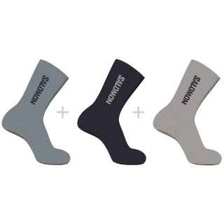 Chaussettes Salomon Everyday Crew 3-Pack girs carbon