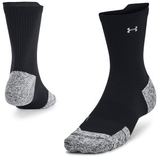 Chaussettes Under Armour AD Run Cushion 1pk Mid vert Black / Black / Reflective