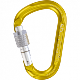 Mousqueton Climbing Technology Snappy Sg jaune Ocher