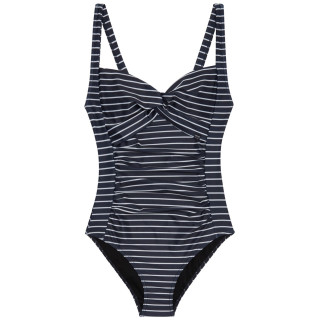 Maillot de bain femme Regatta Sakari Costume bleu / blanc Navy/WhitStr