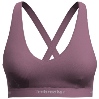 Soutien-gorge sport Icebreaker W Mer 125 Cool-Lite Sprite Racerback Bra rose Deco