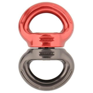 Émerillon DMM Axis Swivel Large gris / rouge Titanium/Red