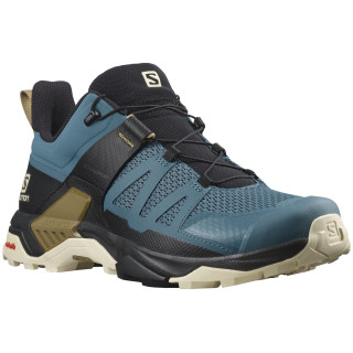 Chaussures homme Salomon X Ultra 4 bleue / noir Mallard Blue / Bleached Sand / Bronze Brown