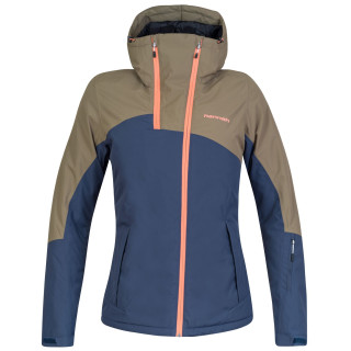 Veste de ski femme Hannah Maky Col bleu foncé burnt olive/mood indigo