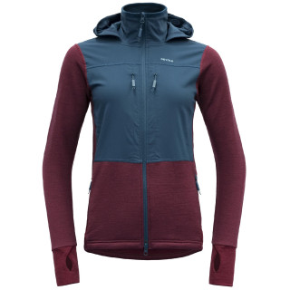 Veste softshell femme Devold Herøy Hybrid Merino Jkt Wmn rouge / bleu Beetroot/Flood