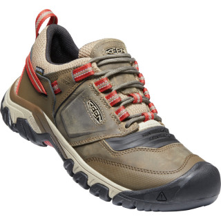 Chaussures randonnée homme Keen Ridge Flex WP brun / orange Timberwolf/Ketchup