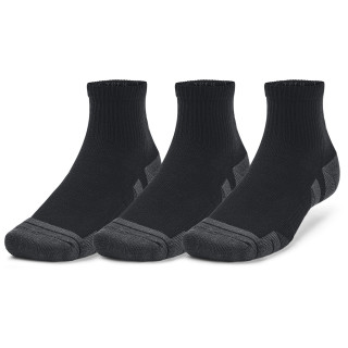 Jeu de chaussettes Under Armour Performance Tech 3pk Qtr vert Black / Black / Jet Gray