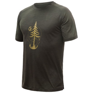 T-shirt homme Sensor Merino Air Pt Earth vert foncé Olive Green