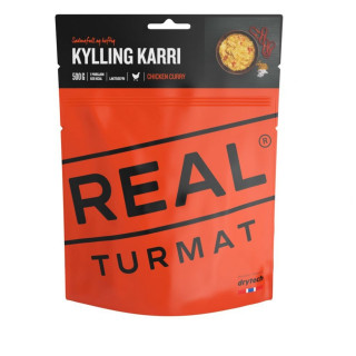 Repas déshydraté Real Turmat Poulet au curry (Kylling Karri)