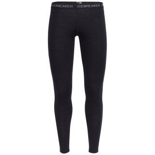 Pantalon sous-vêtement femme Icebreaker Women`s 200 Oasis Leggings vert Black