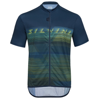 Maillot vélo homme Silvini Turano bleu / vert navy-lime