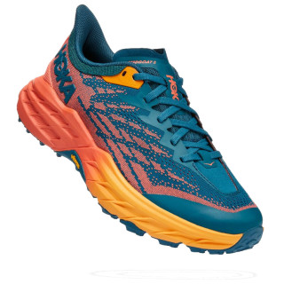 Chaussures femme Hoka W Speedgoat 5 bleue Blue Coral / Camellia