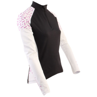 Maillot vélo femme Axon Nippon Dlouhý D noir / blanc