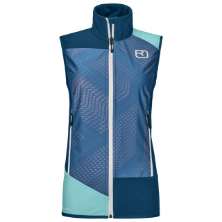 Gilet femme Ortovox Col Becchei Vest W bleue petrol blue