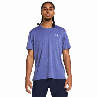 T-shirt homme Under Armour STREAKER SPLATTER SS bleu / violet Starlight/DownpourGray/Reflective