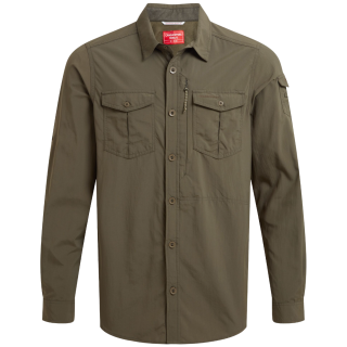 Chemise homme Craghoppers NosiLife Adventure Long Sleeved Shirt III green Woodland Green