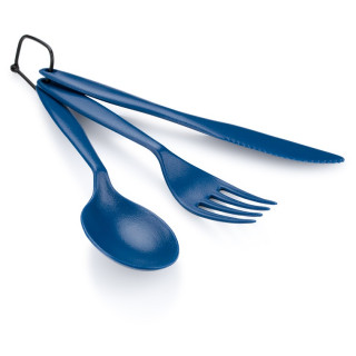 Couverts GSI Outdoors Tekk Cutlery Set bleue