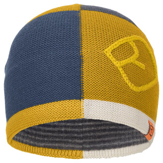 Bonnet Ortovox Patchwork Beanie jaune Yellowstone