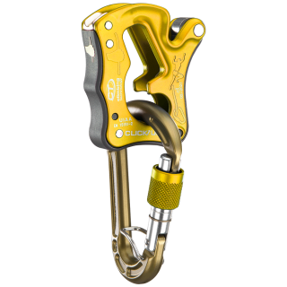 Assureur Climbing Technology Click Up Green s HMS karabinou jaune