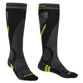 Chaussettes homme Bridgedale Ski Lightweight vert Black/Lime/