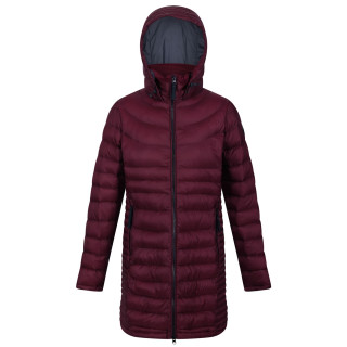 Manteau d'hiver femme Regatta Andel III rouge foncé Burgundy(Seal Grey)