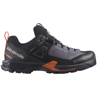 Chaussures femme Salomon X Ultra Alpine Gore-Tex gris / noir Nine Iron / Black / Red Orange