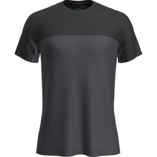 T-shirt fonctionnel homme Icebreaker Men Merino 125 Cool-Lite™ Sphere III SS Tee Colour Block gris / noir Graphite Heather/Black/Cb