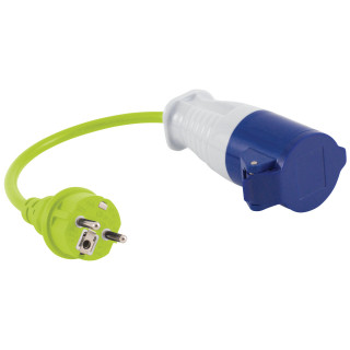 Prise conversion Outwell Opus Conversion Plug 0.3 m green Lime Green