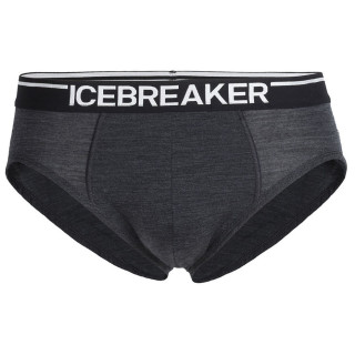 Slip homme Icebreaker Mens Anatomica Briefs noir / blanc JetHthr/Black