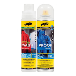 Imprégnation textiles TOKO Duo Pack Textile Proof & Textile Wash 250 ml