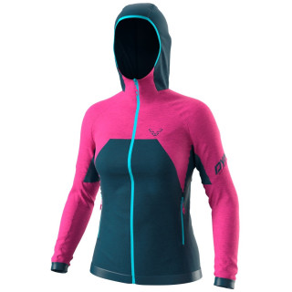 Veste femme Dynafit Tour Wool Thermal W Hoody bleu / rose Flamingo/